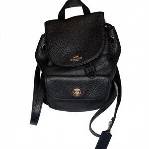 Coach Mini Billie Black Backpack